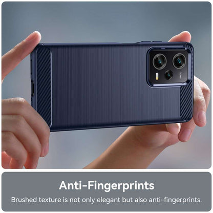 TPU Hülle für Xiaomi Redmi Note 12 PRO 5G Carbon Fiber Skin Brushed Schutzcover