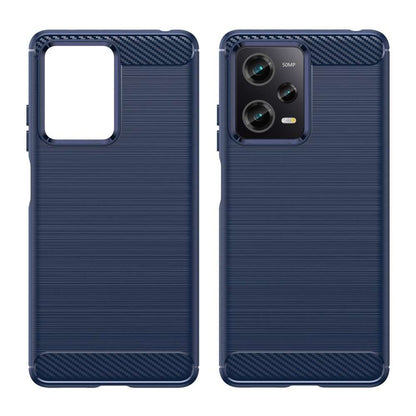 TPU Hülle für Xiaomi Redmi Note 12 PRO 5G Carbon Fiber Skin Brushed Schutzcover