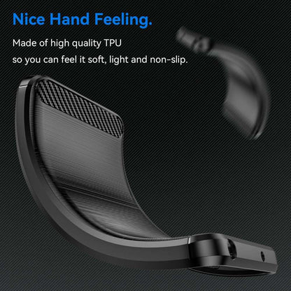 TPU Hülle für Xiaomi 14T 14T PRO Carbon Fiber Skin Brushed Schutzcover Soft Case