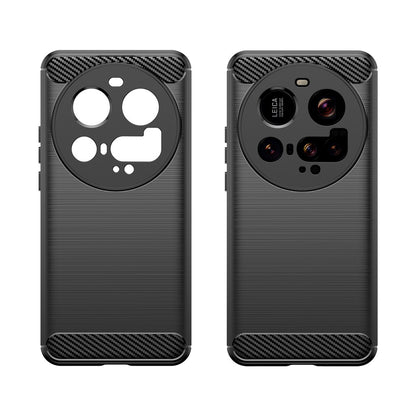 TPU Hülle für Xiaomi 15 ULTRA Carbon Fiber Skin Brushed Schutzcover Soft Case