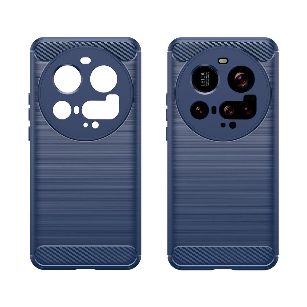 TPU Hülle für Xiaomi 15 ULTRA Carbon Fiber Skin Brushed Schutzcover Soft Case