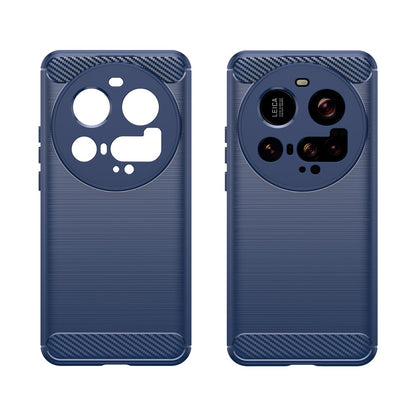 TPU Hülle für Xiaomi 15 ULTRA Carbon Fiber Skin Brushed Schutzcover Soft Case