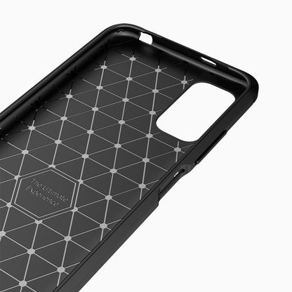 TPU Case für XIAOMI REDMI NOTE 10 5G Carbon Fiber Skin Brushed Schutz Hülle