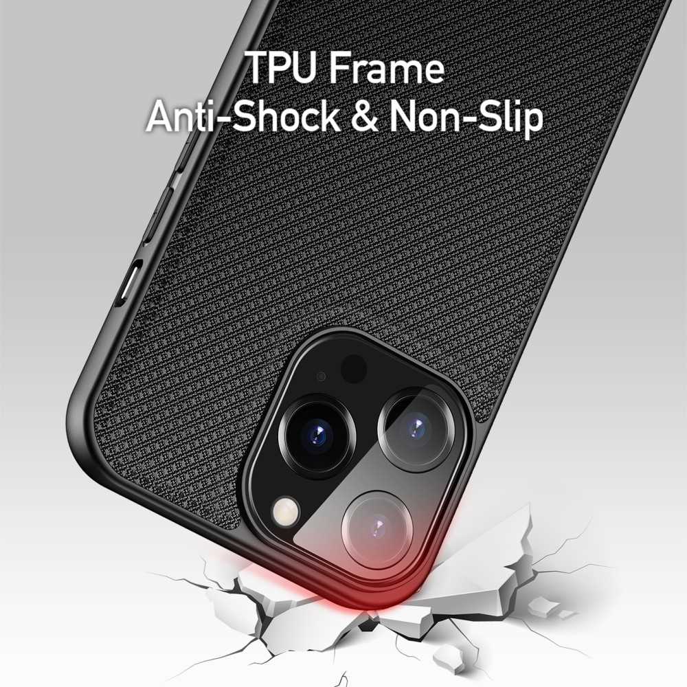 DUX DUCIS TPU Case für APPLE IPHONE 13 PRO Fino Series Nylon Textur Hülle Cover