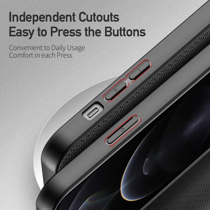 DUX DUCIS TPU Case für APPLE IPHONE 13 PRO MAX Fino Series Nylon Textur Hülle