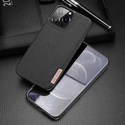 DUX DUCIS TPU Case für APPLE IPHONE 13 PRO MAX Fino Series Nylon Textur Hülle