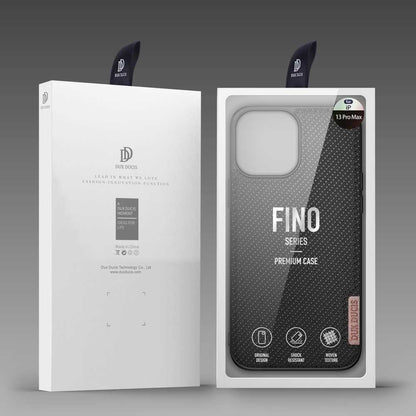 DUX DUCIS TPU Case für APPLE IPHONE 13 PRO MAX Fino Series Nylon Textur Hülle