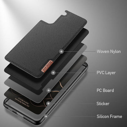DUX DUCIS TPU Case für SAMSUNG GALAXY S22 Fino Series Nylon Textur Hülle Cover