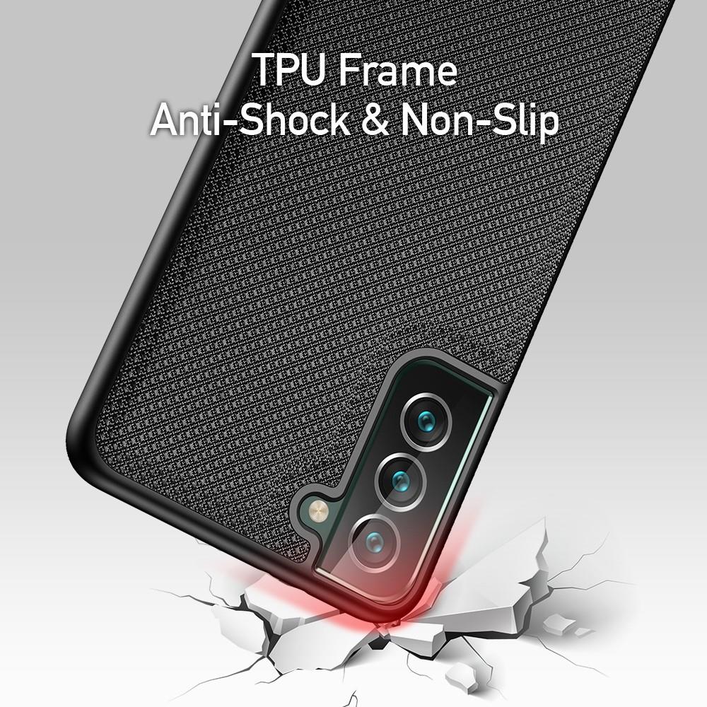 DUX DUCIS TPU Case für SAMSUNG GALAXY S22 PLUS Fino Series Nylon Textur Hülle Cover