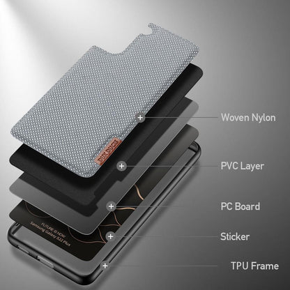 DUX DUCIS TPU Case für SAMSUNG GALAXY S22 PLUS Fino Series Nylon Textur Hülle Cover
