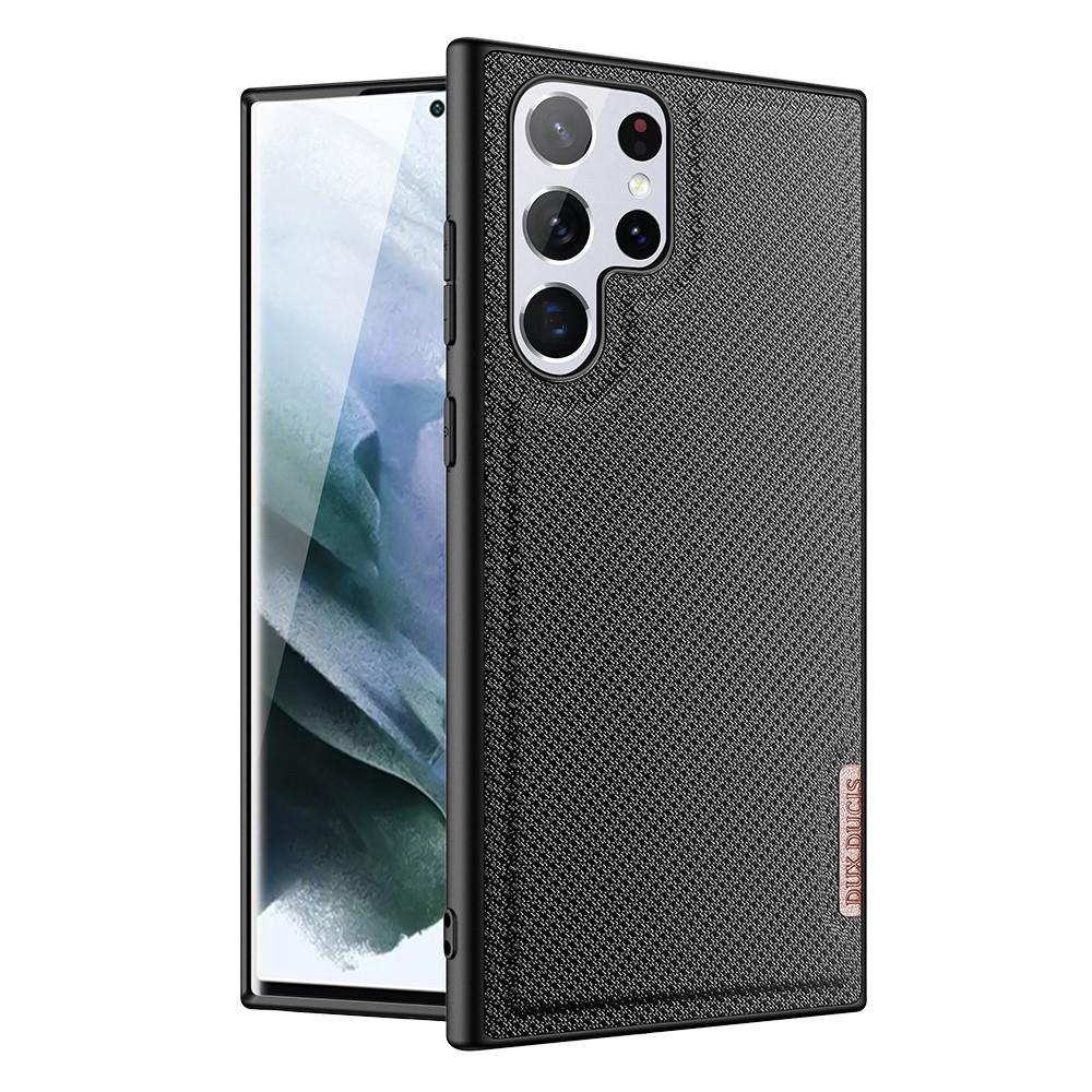 DUX DUCIS TPU Case für SAMSUNG GALAXY S22 ULTRA Fino Series Nylon Textur Hülle
