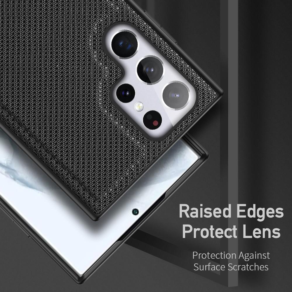 DUX DUCIS TPU Case für SAMSUNG GALAXY S22 ULTRA Fino Series Nylon Textur Hülle