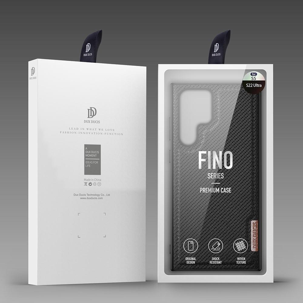DUX DUCIS TPU Case für SAMSUNG GALAXY S22 ULTRA Fino Series Nylon Textur Hülle
