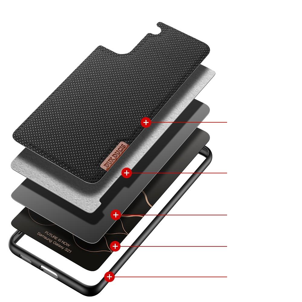DUX DUCIS TPU Case für SAMSUNG GALAXY S21 Fino Series Nylon Textur Hülle Cover