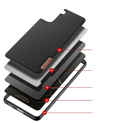 DUX DUCIS TPU Case für SAMSUNG GALAXY S21 Fino Series Nylon Textur Hülle Cover