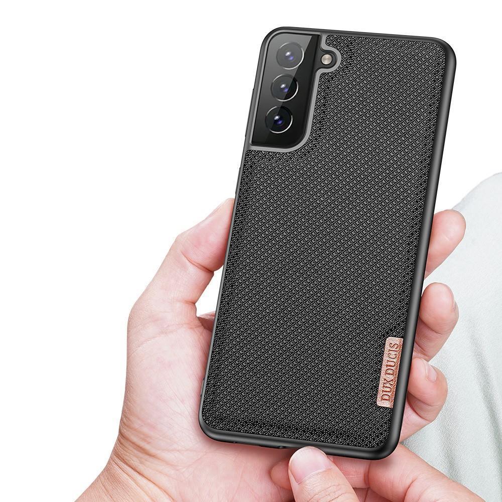 DUX DUCIS TPU Case für SAMSUNG GALAXY S21 PLUS Fino Series Nylon Textur Hülle