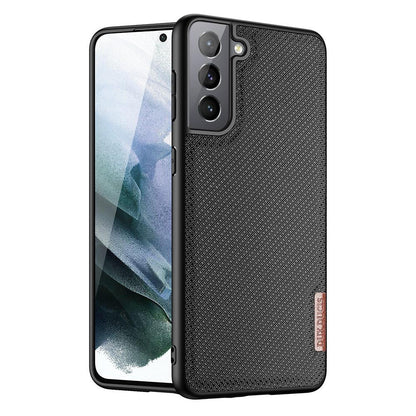 DUX DUCIS TPU Case für SAMSUNG GALAXY S21 FE Fino Series Nylon Textur Hülle