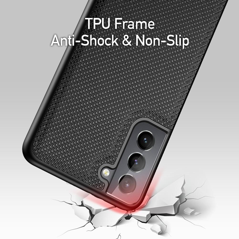 DUX DUCIS TPU Case für SAMSUNG GALAXY S21 FE Fino Series Nylon Textur Hülle