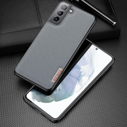 DUX DUCIS TPU Case für SAMSUNG GALAXY S21 FE Fino Series Nylon Textur Hülle