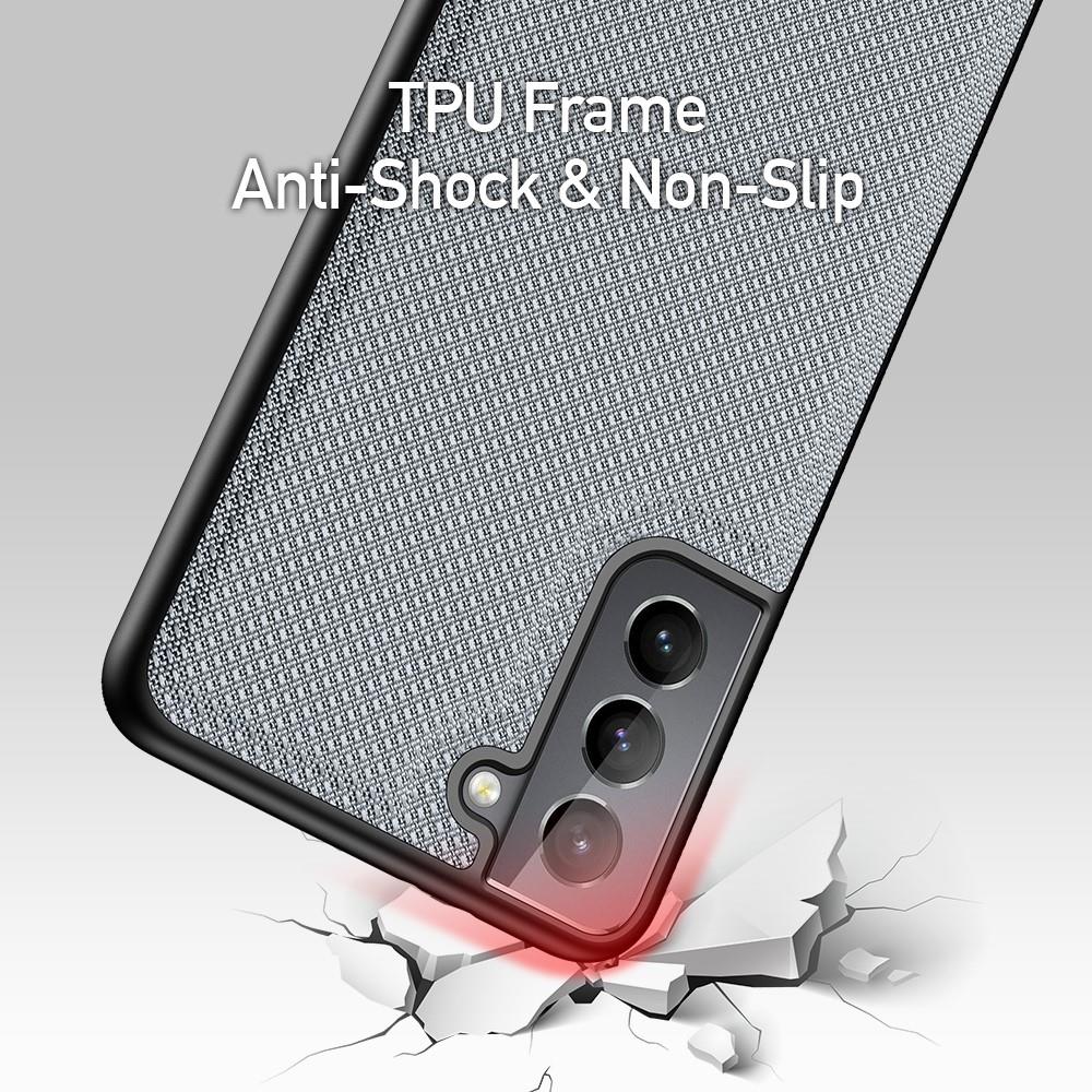 DUX DUCIS TPU Case für SAMSUNG GALAXY S21 FE Fino Series Nylon Textur Hülle