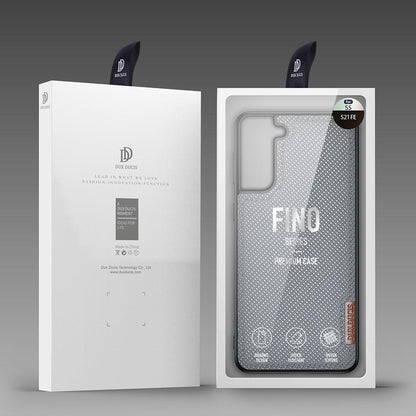 DUX DUCIS TPU Case für SAMSUNG GALAXY S21 FE Fino Series Nylon Textur Hülle
