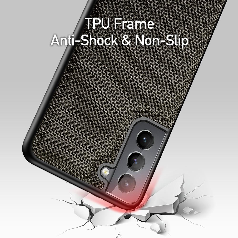 DUX DUCIS TPU Case für SAMSUNG GALAXY S21 FE Fino Series Nylon Textur Hülle