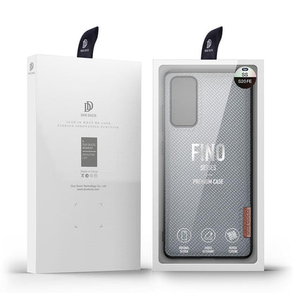 DUX DUCIS TPU Case für SAMSUNG GALAXY S20 FE Fino Series Nylon Textur Hülle