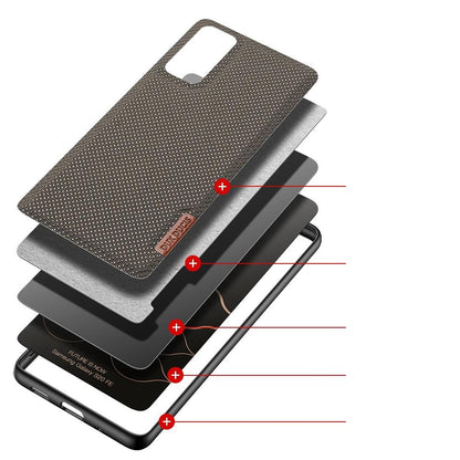 DUX DUCIS TPU Case für SAMSUNG GALAXY S20 FE Fino Series Nylon Textur Hülle