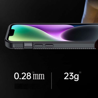 TPU Hülle für Apple iPhone 16e Carbon Fiber Muster Shockproof Handy Cover Case