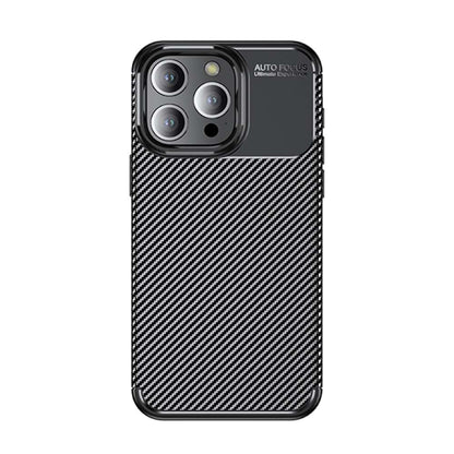 TPU Hülle für Apple iPhone 15 PRO MAX Carbon Fiber Muster Shockproof Cover Case