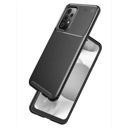 TPU Case für SAMSUNG GALAXY A52 A52s Carbon Fiber Muster Shockproof Hülle Cover