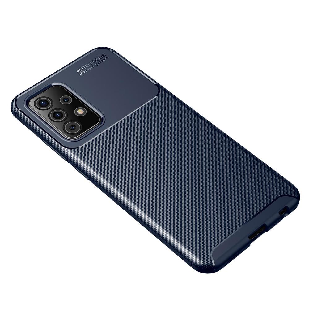 TPU Case für SAMSUNG GALAXY A52 A52s Carbon Fiber Muster Shockproof Hülle Cover