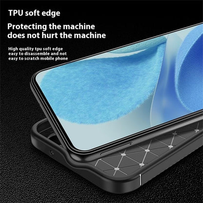TPU Hülle für Xiaomi 15 ULTRA Carbon Fiber Muster Shockproof Back Cover Case