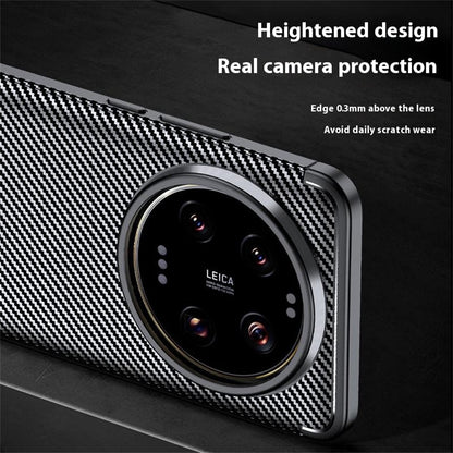 TPU Hülle für Xiaomi 15 ULTRA Carbon Fiber Muster Shockproof Back Cover Case