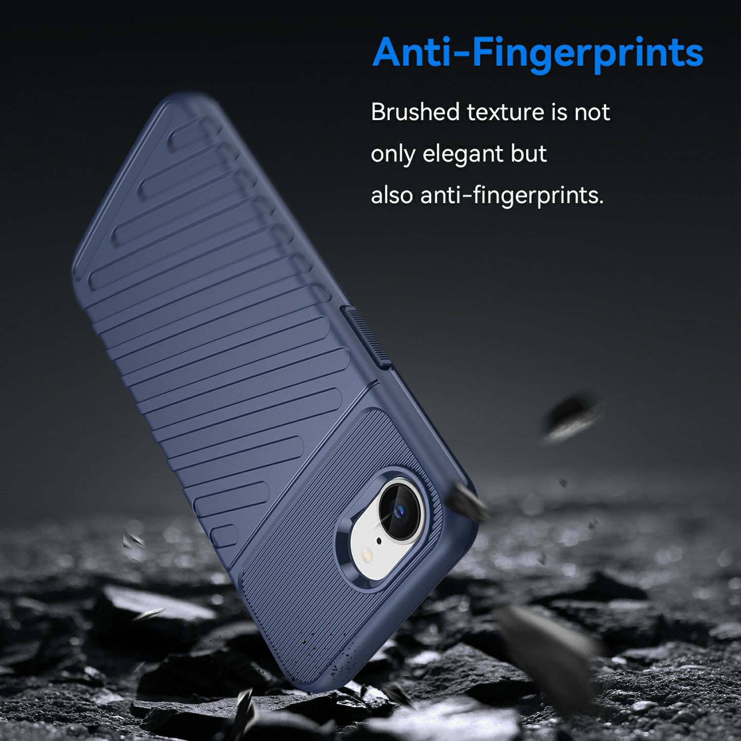 TPU Hülle für Apple iPhone 16e Thunder Series Grip Twill Handy Case Rutschfest