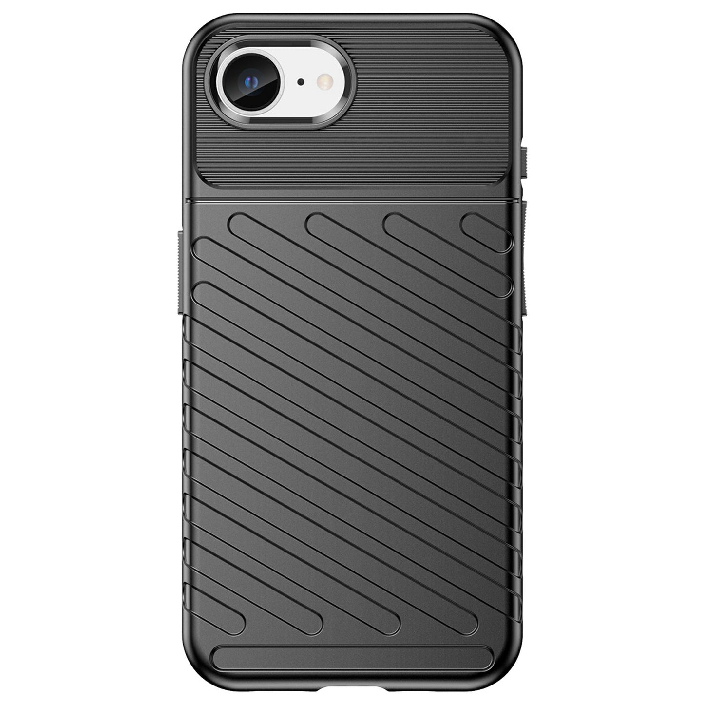 TPU Hülle für Apple iPhone 16e Thunder Series Grip Twill Handy Case Rutschfest