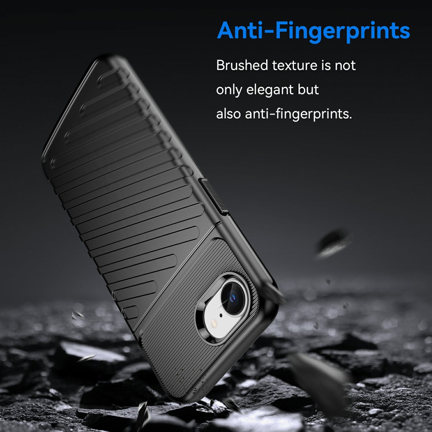 TPU Hülle für Apple iPhone 16e Thunder Series Grip Twill Handy Case Rutschfest