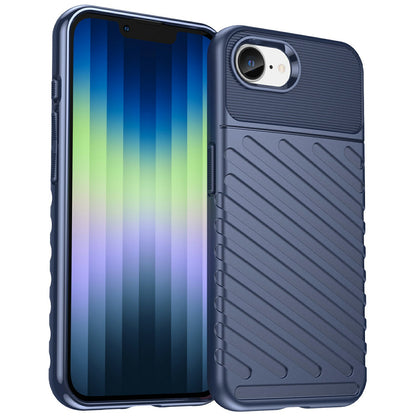 TPU Hülle für Apple iPhone 16e Thunder Series Grip Twill Handy Case Rutschfest