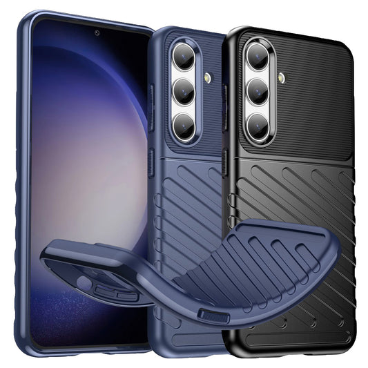 TPU Hülle für Samsung Galaxy S25 Thunder Series Grip Twill Handy Case Rutschfest