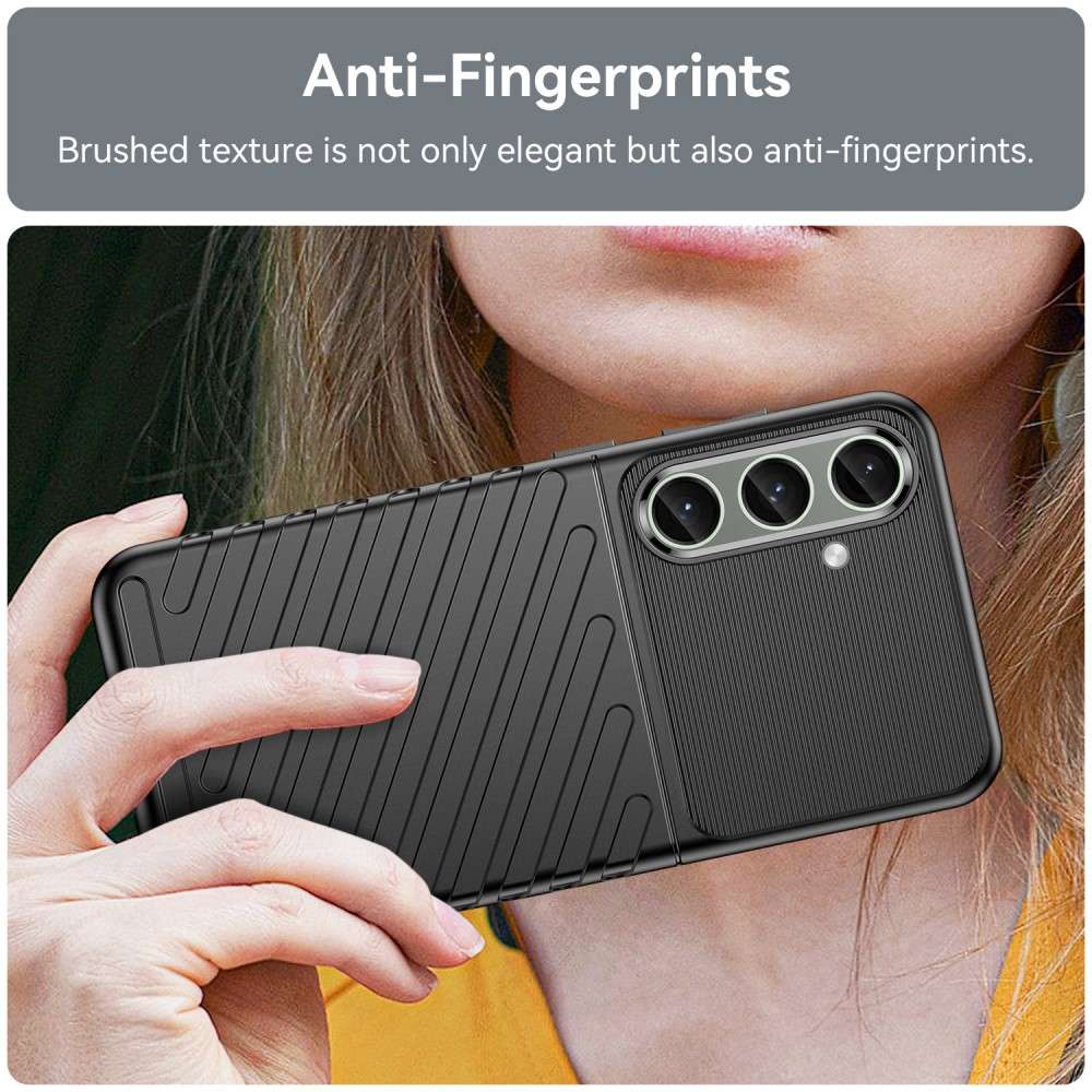 TPU Hülle für Samsung Galaxy S25 PLUS Thunder Series Grip Twill Case Rutschfest