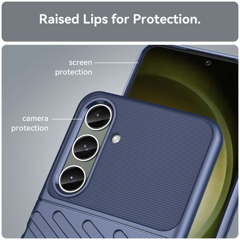 TPU Hülle für Samsung Galaxy S25 PLUS Thunder Series Grip Twill Case Rutschfest