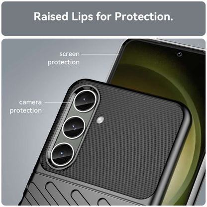 TPU Hülle für Samsung Galaxy S25 PLUS Thunder Series Grip Twill Case Rutschfest