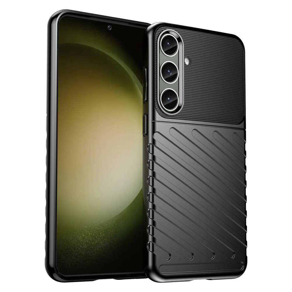 TPU Hülle für Samsung Galaxy S25 PLUS Thunder Series Grip Twill Case Rutschfest