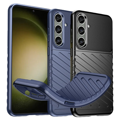 TPU Hülle für Samsung Galaxy S25 PLUS Thunder Series Grip Twill Case Rutschfest