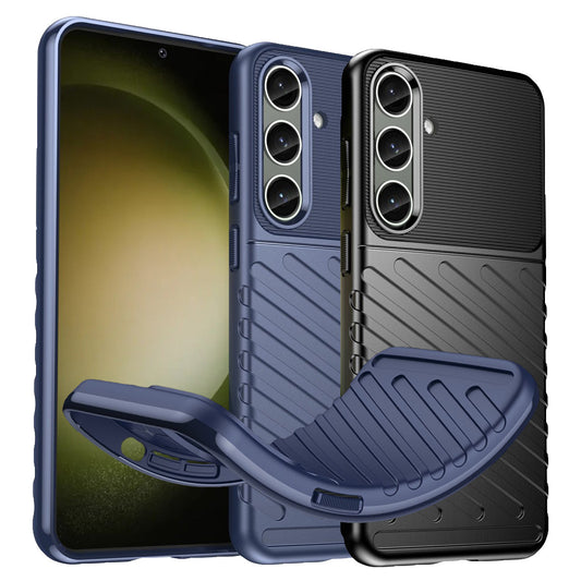 TPU Hülle für Samsung Galaxy S25 PLUS Thunder Series Grip Twill Case Rutschfest