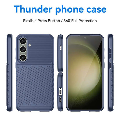 TPU Hülle für Samsung Galaxy S25 PLUS Thunder Series Grip Twill Case Rutschfest
