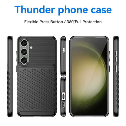 TPU Hülle für Samsung Galaxy S25 PLUS Thunder Series Grip Twill Case Rutschfest