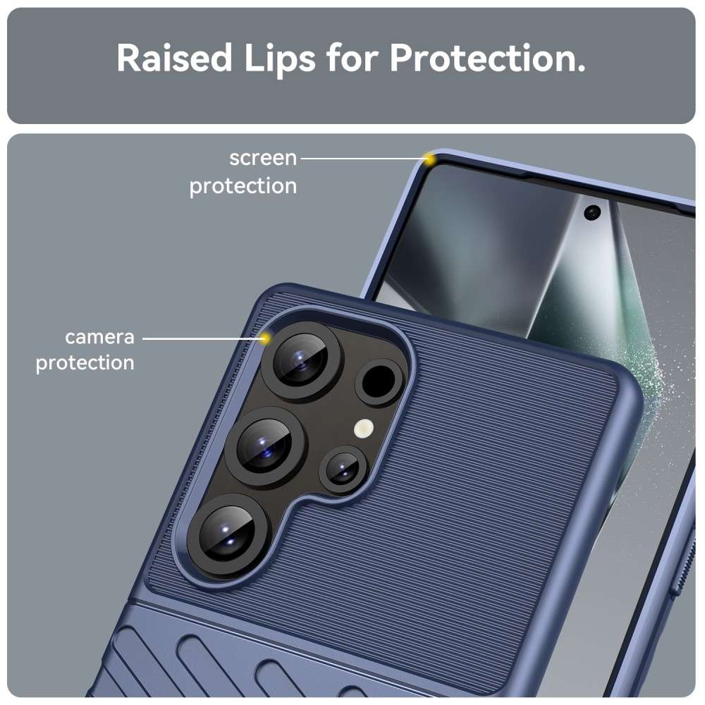 TPU Hülle für Samsung Galaxy S25 ULTRA Thunder Series Grip Twill Case Rutschfest