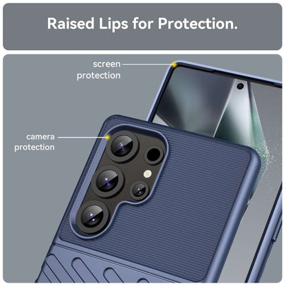 TPU Hülle für Samsung Galaxy S25 ULTRA Thunder Series Grip Twill Case Rutschfest
