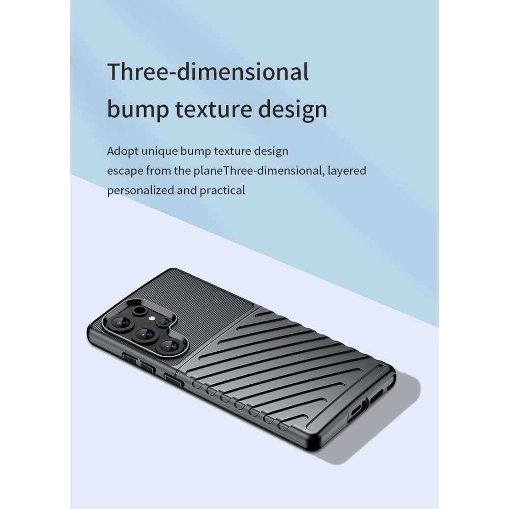 TPU Hülle für Samsung Galaxy S25 ULTRA Thunder Series Grip Twill Case Rutschfest